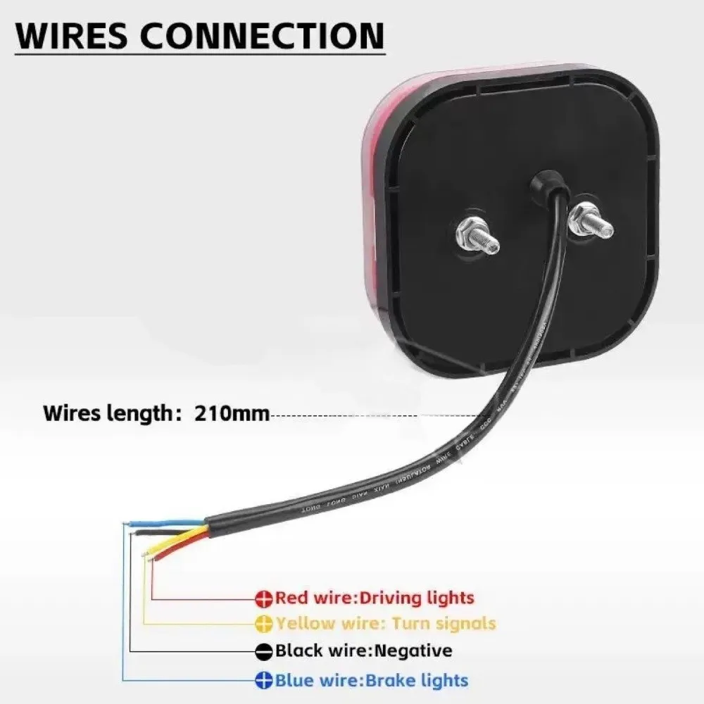 Прочные водонепроницаемые беспроводные стоп-сигналы, квадратные указатели поворота, светодиодные задние фонари для прицепов, лампа для номерного знака, автомобильные аксессуары
Прочные водонепроницаемые беспроводные стоп-сигналы, квадратные указатели поворота, светодиодные задние фонари для прицепов, лампа для номерного знака, автомобильные аксессуары