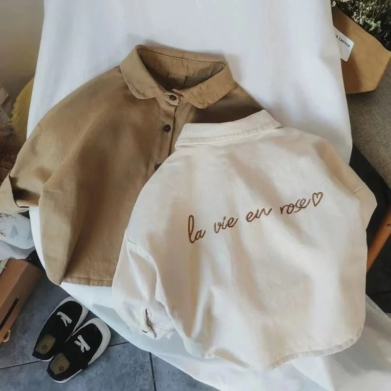 Japanese Cotton Boys Shirt 2024 Kids Loose Long Sleeve Lightweight Shirt Kids Tops Children Clothing Customizable
Japanese Cotton Boys Shirt 2024 Kids Loose Long Sleeve Lightweight Shirt Kids Tops Children Clothing Customizable
