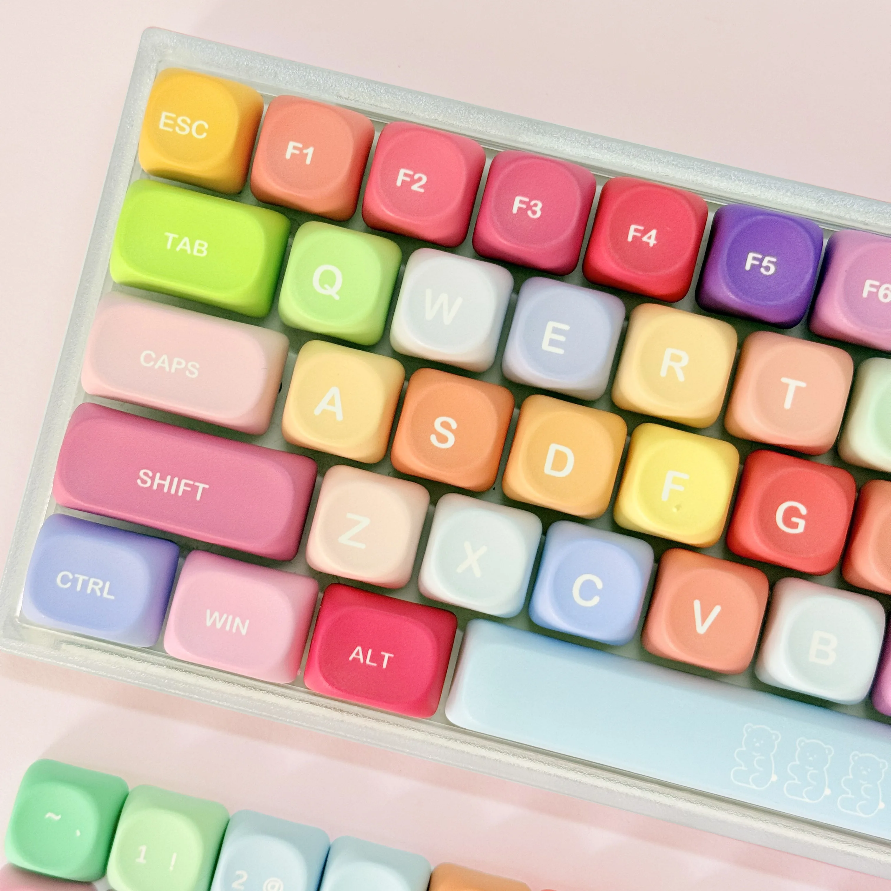 Колпачки для клавиш Rainbow Candy MOA Profile Dye-Sub PBT Hangul, набор колпачков для клавиш MX Switch, механическая клавиатура, колпачки для геймера, 60% 75% 87%
Колпачки для клавиш Rainbow Candy MOA Profile Dye-Sub PBT Hangul, набор колпачков для клавиш MX Switch, механическая клавиатура, колпачки для геймера, 60% 75% 87%