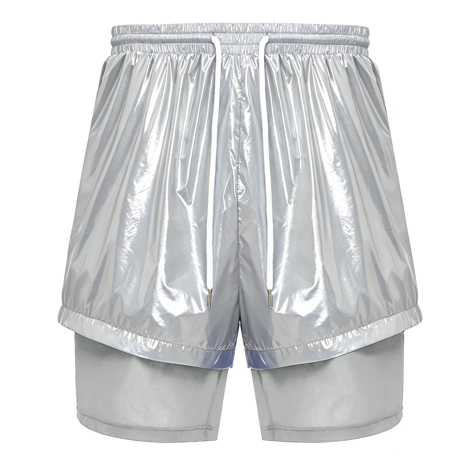 Women Men Glossy Shorts Waterproof Double Layer Booty Shorts with Built-in Safety Short Pants Sports Bottoms Swimwear Beachwear
Women Men Glossy Shorts Waterproof Double Layer Booty Shorts with Built-in Safety Short Pants Sports Bottoms Swimwear Beachwear