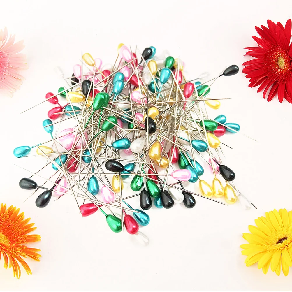 288Pcs Stainless Steel Waterdrop Pearl Head Flat Pins Multicolor Sewing Pins for Craft Knitting Sewing Projects
288Pcs Stainless Steel Waterdrop Pearl Head Flat Pins Multicolor Sewing Pins for Craft Knitting Sewing Projects