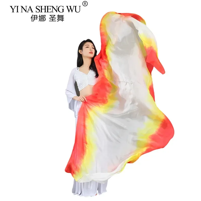 Hand-Made Belly Dance Silk Scarf Veils Gradual Colors Professional Oriental Dancer Stage Performance Props Can Be Customized
Hand-Made Belly Dance Silk Scarf Veils Gradual Colors Professional Oriental Dancer Stage Performance Props Can Be Customized