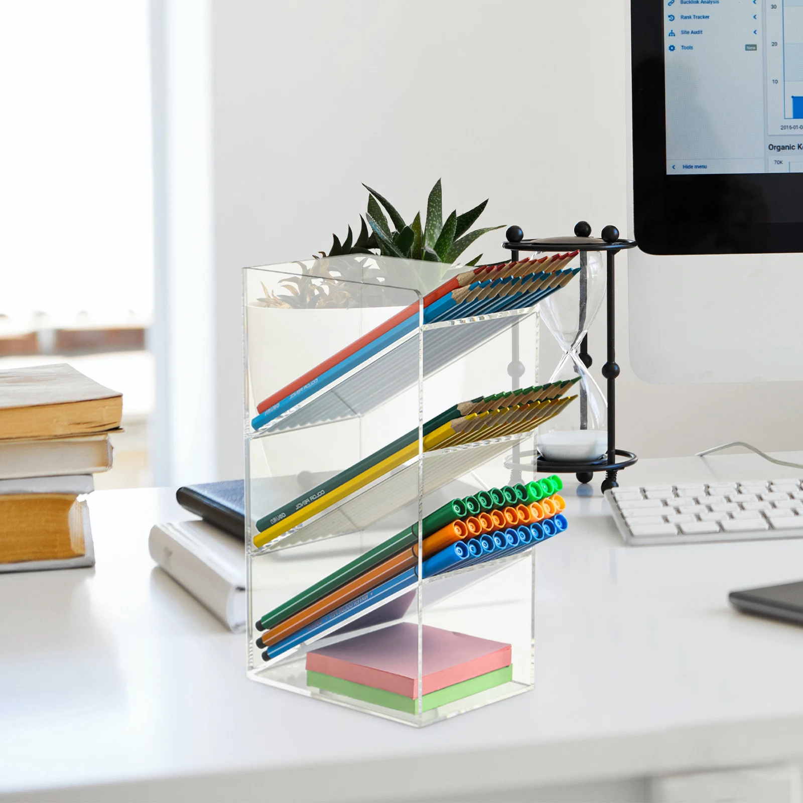 4 Tiers Pencil Pencil Organizer Holder Pen Organizer For Desk Clear Stationery Holder Office Home Desktop Accessories
4 Tiers Pencil Pencil Organizer Holder Pen Organizer For Desk Clear Stationery Holder Office Home Desktop Accessories