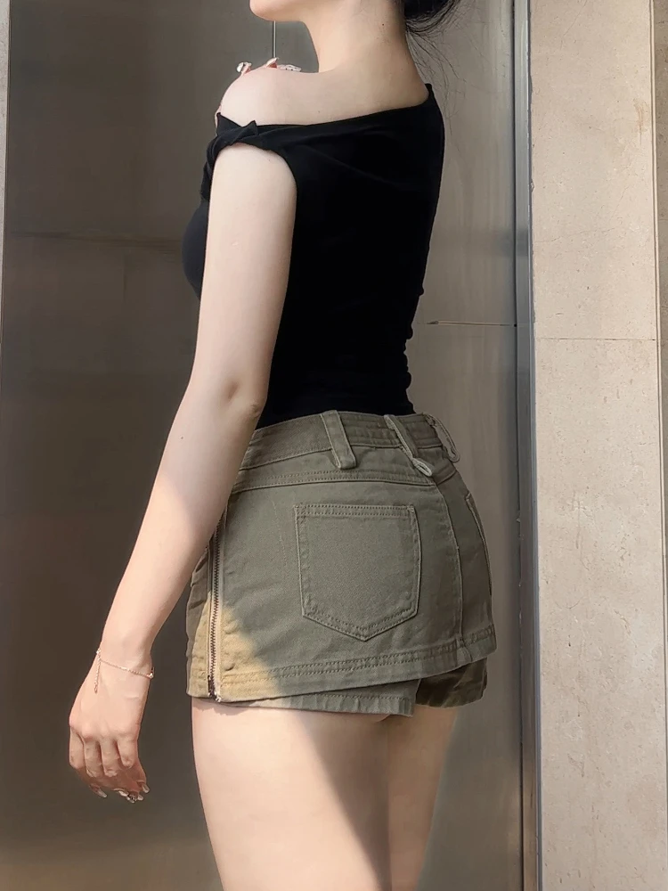 American Khaki Workwear Skirt Women's New 2026 Summer Design Side Zipper Ultra-Short Skirt High Waist A-Line Short Skirt
American Khaki Workwear Skirt Women's New 2026 Summer Design Side Zipper Ultra-Short Skirt High Waist A-Line Short Skirt