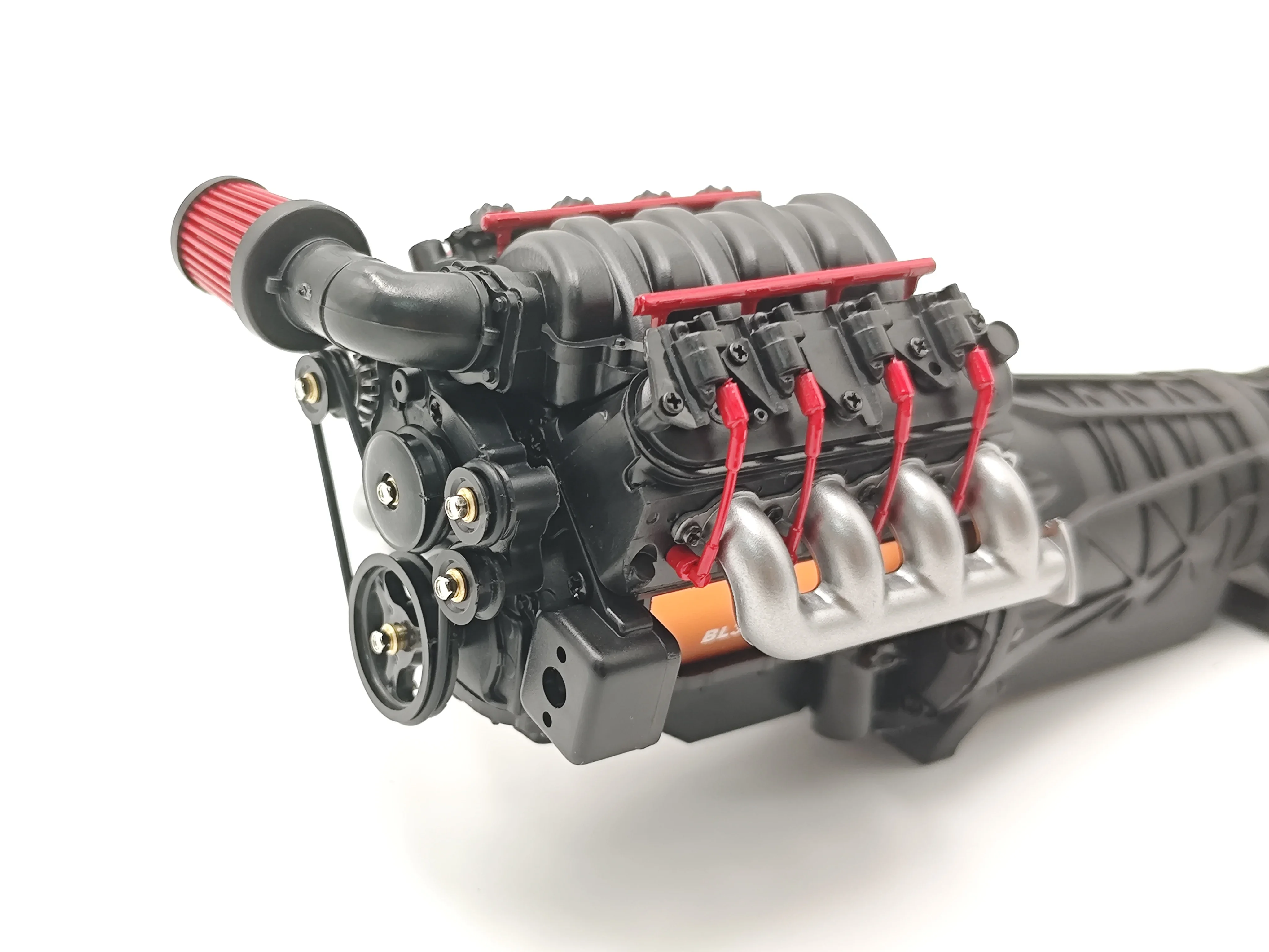 JDMODEL JDM-186-B V8 Engine Metal Transmission Set 3650-1200KV Brushless Motor For 1/10 RC Crawler Tube Frame Car
JDMODEL JDM-186-B V8 Engine Metal Transmission Set 3650-1200KV Brushless Motor For 1/10 RC Crawler Tube Frame Car