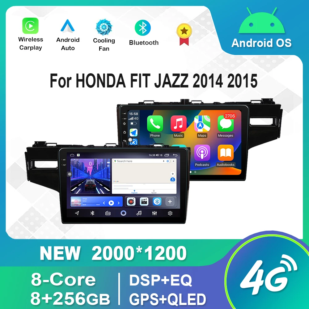 10 inch Left and right rudder Android Car Radio Video Multimedia Player For HONDA FIT JAZZ 2014 2015 WiFi 4G Bluetooth GPS
10 inch Left and right rudder Android Car Radio Video Multimedia Player For HONDA FIT JAZZ 2014 2015 WiFi 4G Bluetooth GPS
