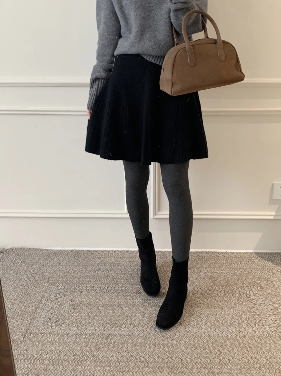 Зимняя утепленная вязаная юбка из кроличьего пуха и шерсти, женская короткая юбка Hellokay с высокой талией, А-силуэт
Зимняя утепленная вязаная юбка из кроличьего пуха и шерсти, женская короткая юбка Hellokay с высокой талией, А-силуэт