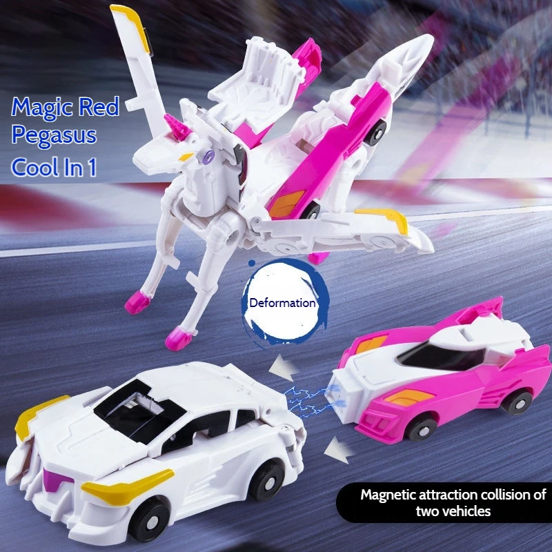 Children'S Magnetic Deformation Toy Magic Flying Horse Unicorn Collision Fit Two-In-One Boy And Girl Toy Gift
Children'S Magnetic Deformation Toy Magic Flying Horse Unicorn Collision Fit Two-In-One Boy And Girl Toy Gift