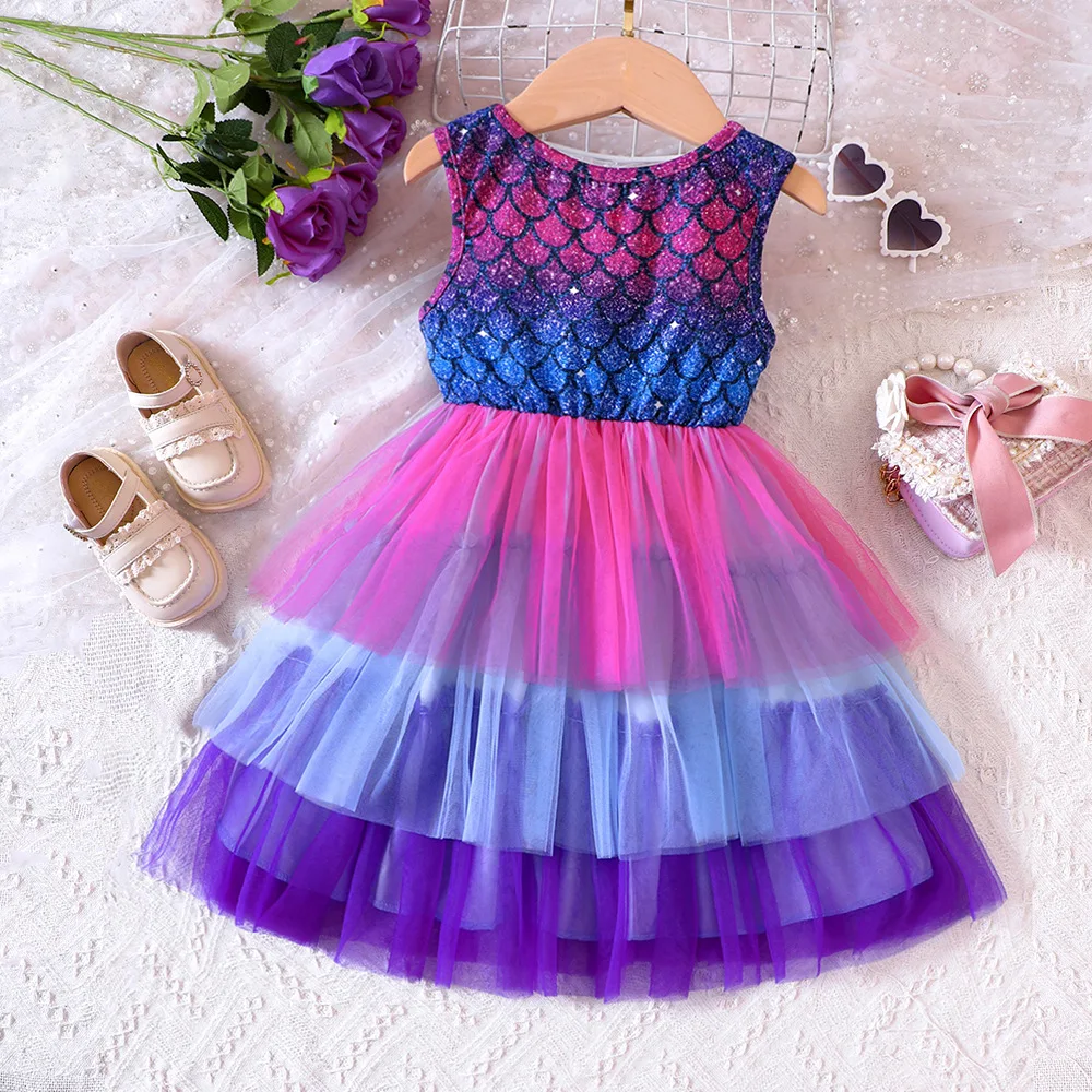 Girl's Dress Elsa Mermaid Fluffy Princess Skirt European And American Gradient Mesh Tutu Cake Skirt Princess Dress Casual Skirts
Girl's Dress Elsa Mermaid Fluffy Princess Skirt European And American Gradient Mesh Tutu Cake Skirt Princess Dress Casual Skirts