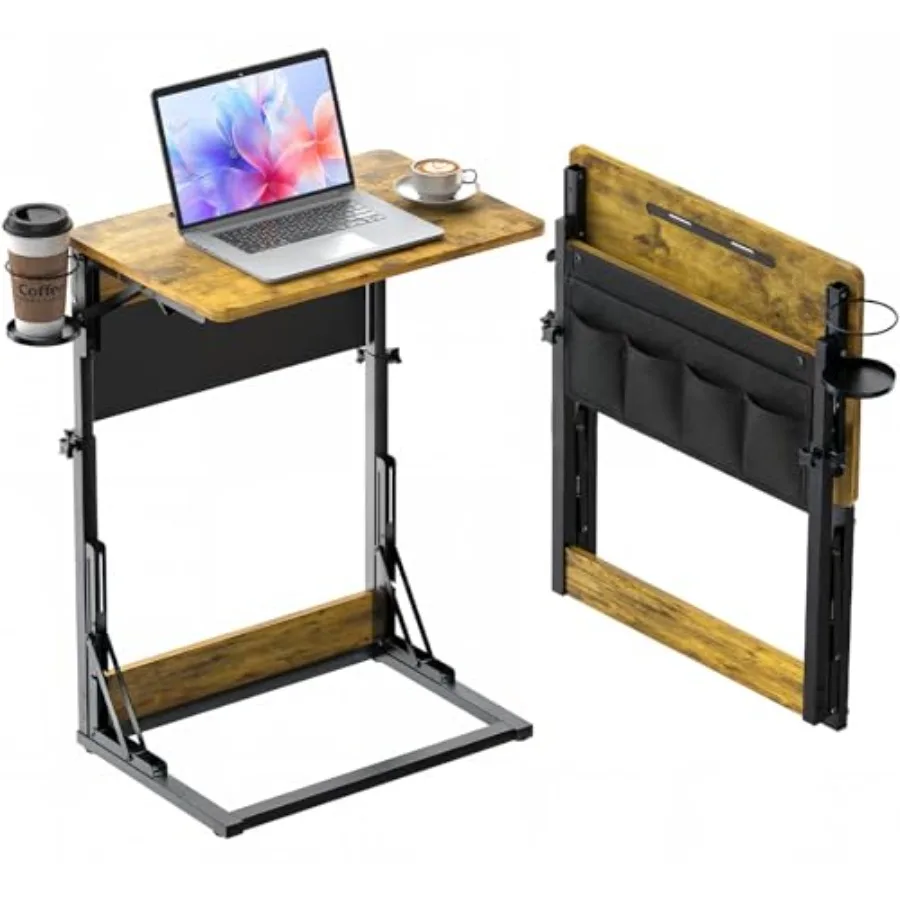 Adjustable TV Tray Table Folding C-Shaped End Table with Cup Holder Storage Bag and Tablet Slot Height Adjustable for Bed Couch
Adjustable TV Tray Table Folding C-Shaped End Table with Cup Holder Storage Bag and Tablet Slot Height Adjustable for Bed Couch
