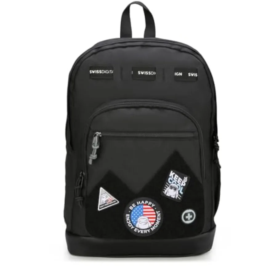 Design Big Student Laptop Backpack with Fun Personalized Patches For College Boy and Girl, Middle High School Teen Bookbag Cool
Design Big Student Laptop Backpack with Fun Personalized Patches For College Boy and Girl, Middle High School Teen Bookbag Cool