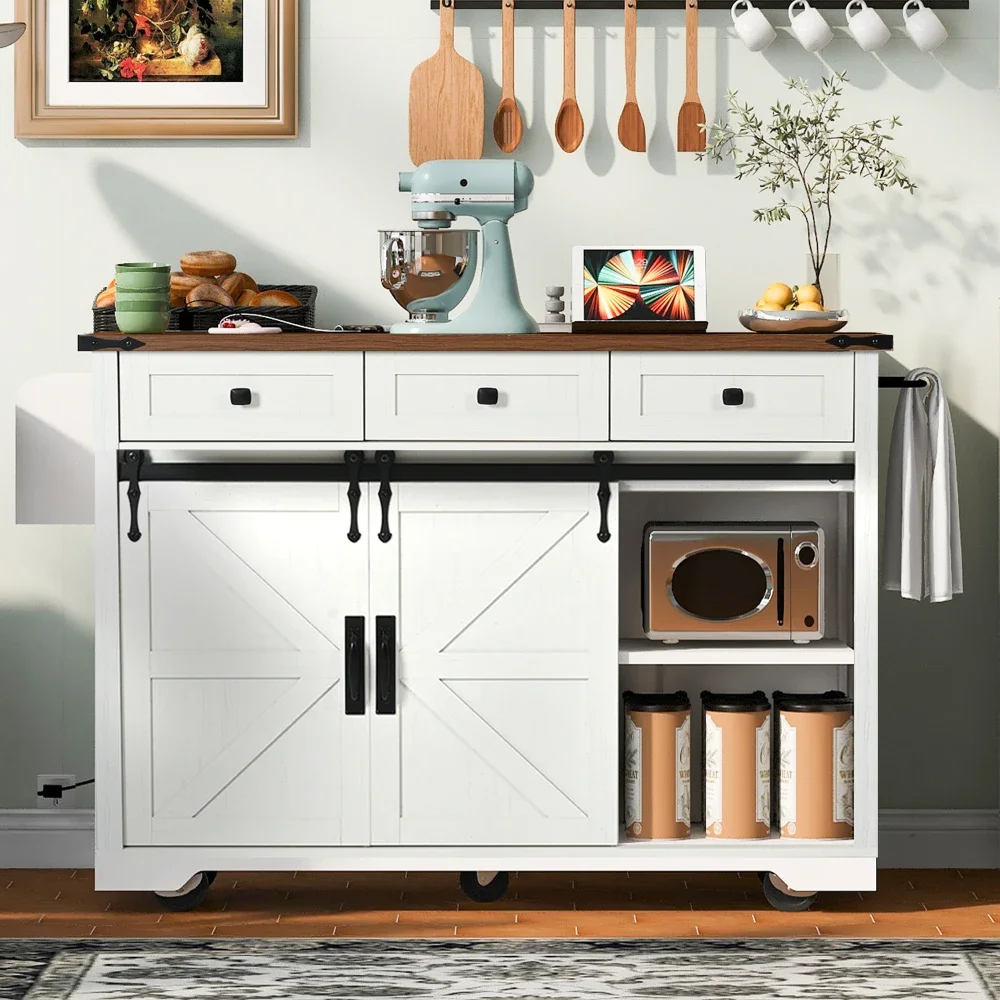 53.7" Kitchen Island with 2 Sliding Barn Door Kitchen Storage Island Kitchen Cart on Wheels,for Home Dining Room,Black Bar Cart
53.7" Kitchen Island with 2 Sliding Barn Door Kitchen Storage Island Kitchen Cart on Wheels,for Home Dining Room,Black Bar Cart