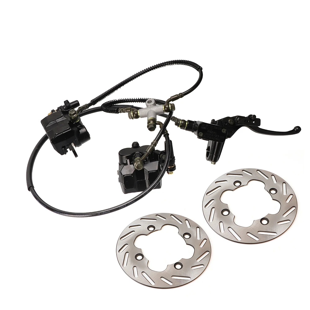 2 in 1 Front Handle Lever Hydraulic Disc Brake Master Cylinder 190mm Disc For 150cc 20cc 250cc ATV Go Kart UTV Buggy Quad Bike
2 in 1 Front Handle Lever Hydraulic Disc Brake Master Cylinder 190mm Disc For 150cc 20cc 250cc ATV Go Kart UTV Buggy Quad Bike