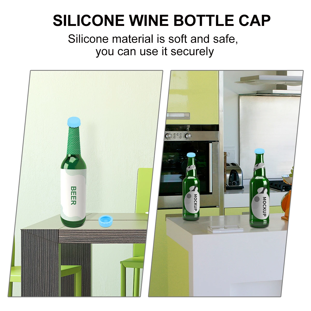 6pcs Beer Cap Bottle Cap Covers Silicone Caps for Glass Bottles Sealing Keep Fresh Safe Long Use
6pcs Beer Cap Bottle Cap Covers Silicone Caps for Glass Bottles Sealing Keep Fresh Safe Long Use