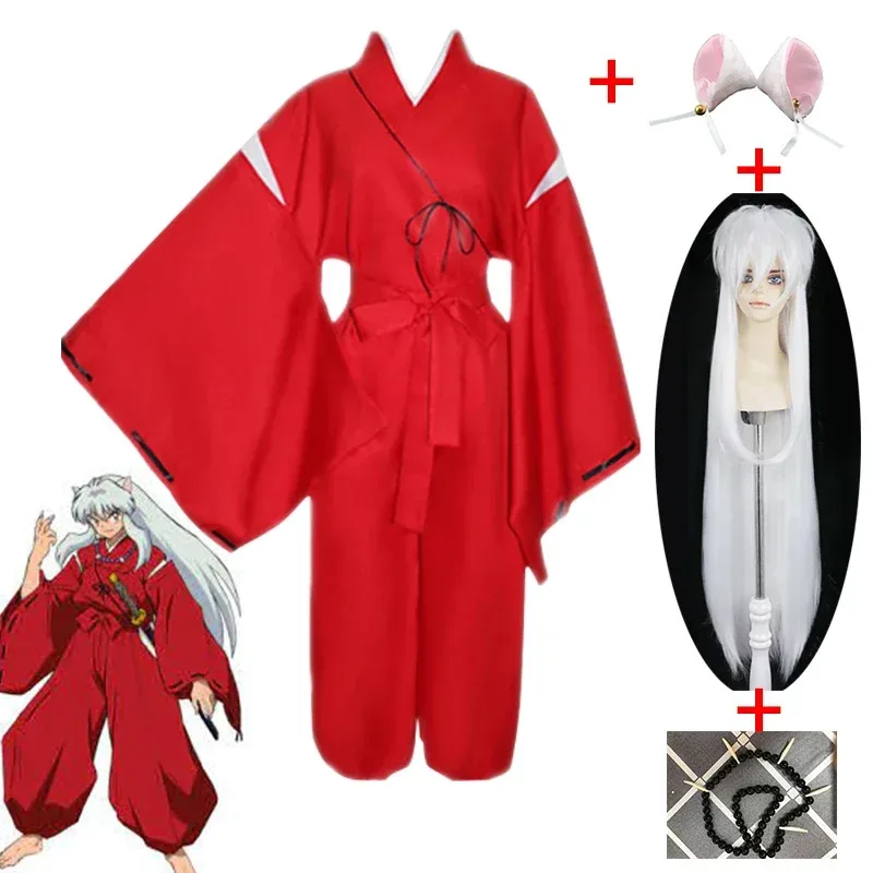 Anime Inuyasha Cosplay Costume Halloween Carnival Adult Funny Costume Ear Necklace Wig
Anime Inuyasha Cosplay Costume Halloween Carnival Adult Funny Costume Ear Necklace Wig