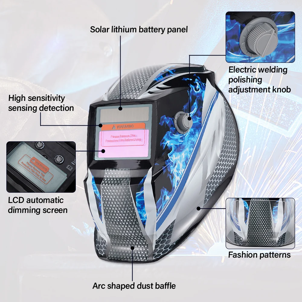 Сварочная маска JakyLove MIG MAG TIG Сварочный шлем Кепка для лица Солнечные батареи Автоматическое затемнение Сварочный шлем Сварочная маска
Сварочная маска JakyLove MIG MAG TIG Сварочный шлем Кепка для лица Солнечные батареи Автоматическое затемнение Сварочный шлем Сварочная маска