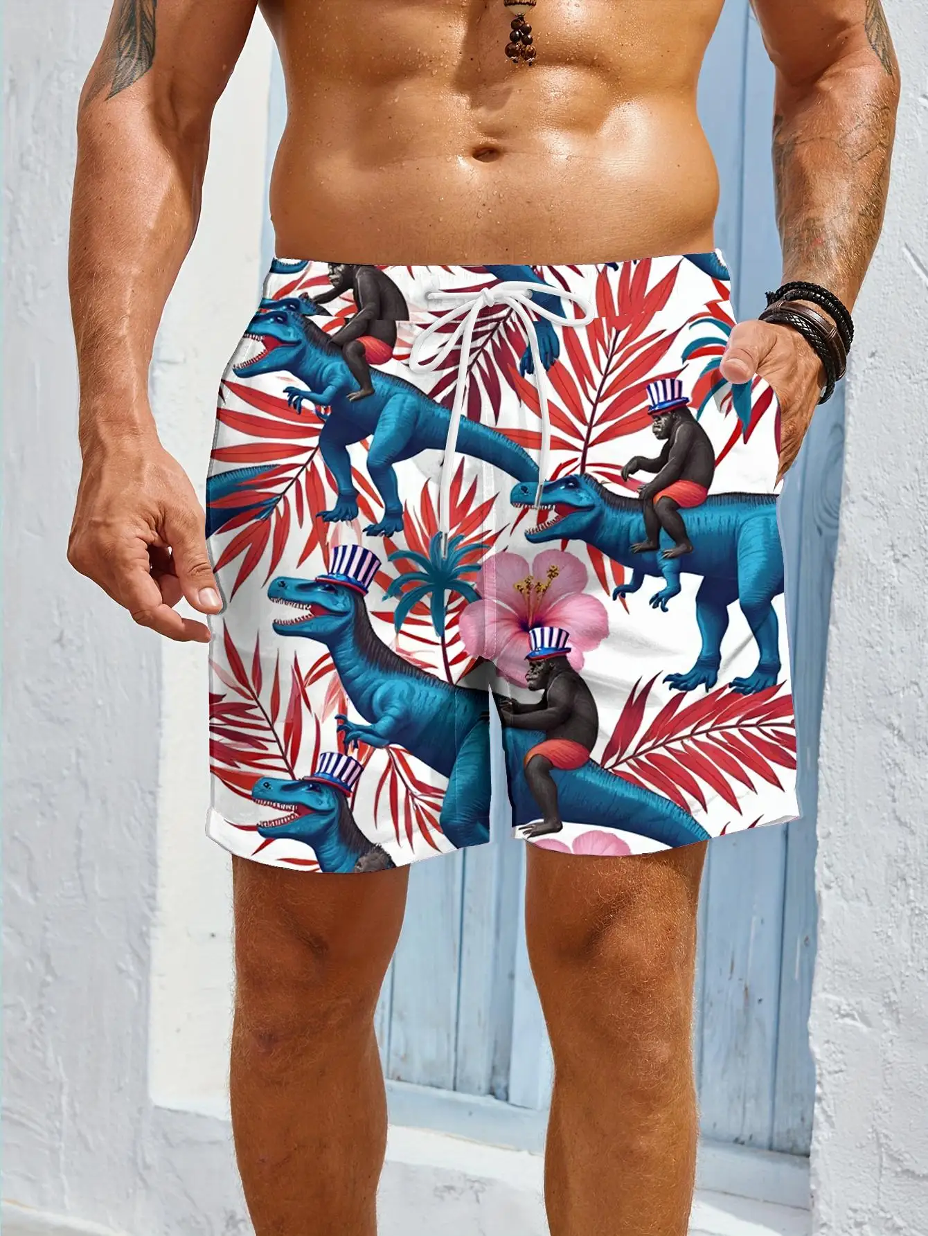 1pcs Men's Short swim trunks2026 Summer 3D Printed Short sleeve Polyester Breathable running sweatpants Quick drying sport
1pcs Men's Short swim trunks2026 Summer 3D Printed Short sleeve Polyester Breathable running sweatpants Quick drying sport