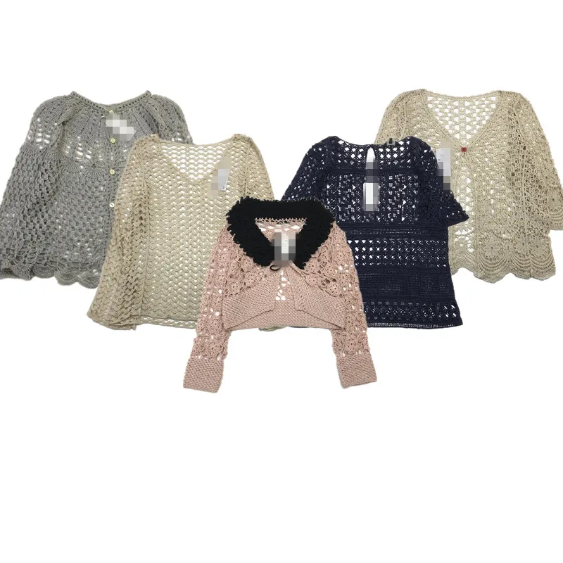 Винтажный двухслойный ажурный однотонный четырехсезонный роскошный вязаный свитер ручной работы с цветочной вышивкой, лето 2024
Винтажный двухслойный ажурный однотонный четырехсезонный роскошный вязаный свитер ручной работы с цветочной вышивкой, лето 2024