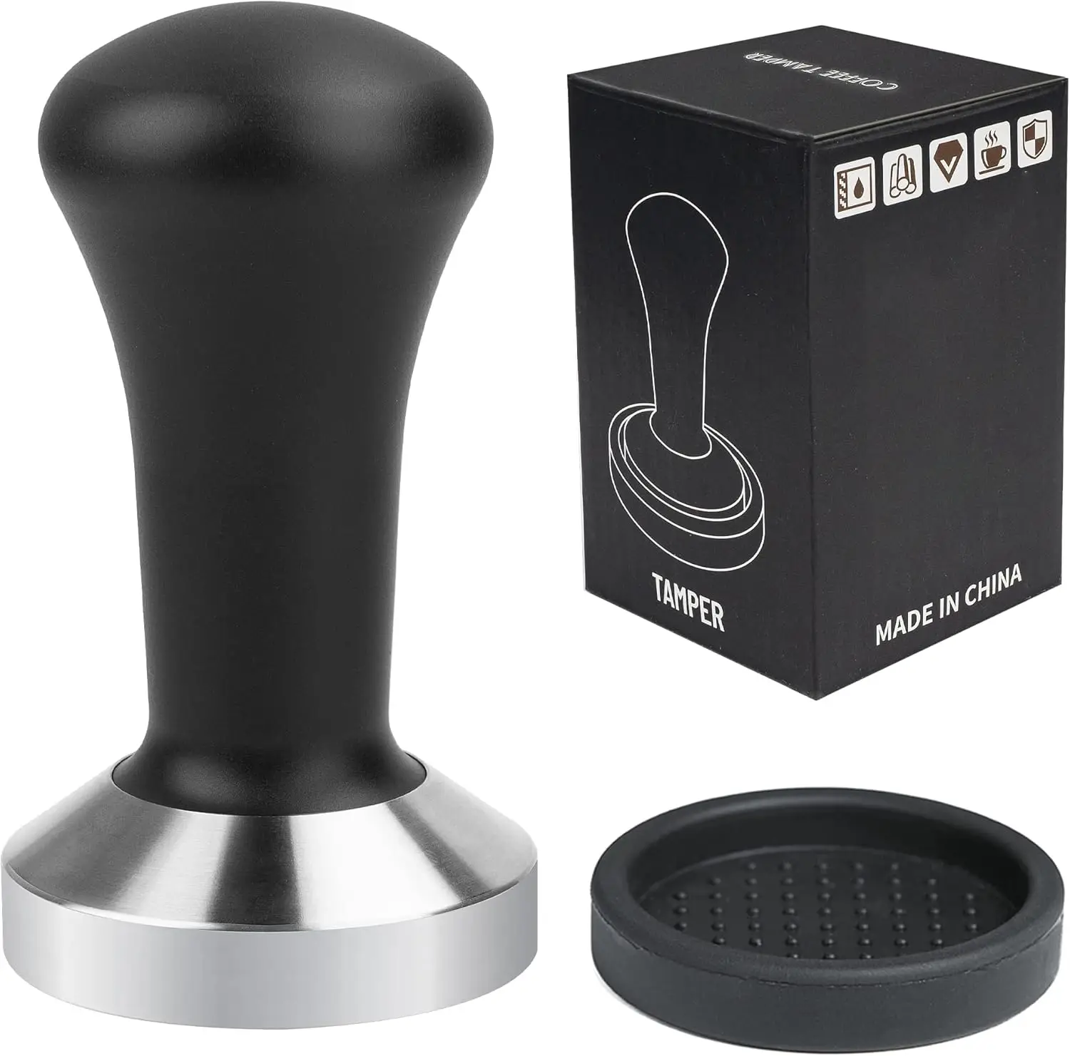 51mm Coffee Tamper 304 Stainless Steel Base Espresso Press for Portafilter Machine Barista Tool
51mm Coffee Tamper 304 Stainless Steel Base Espresso Press for Portafilter Machine Barista Tool