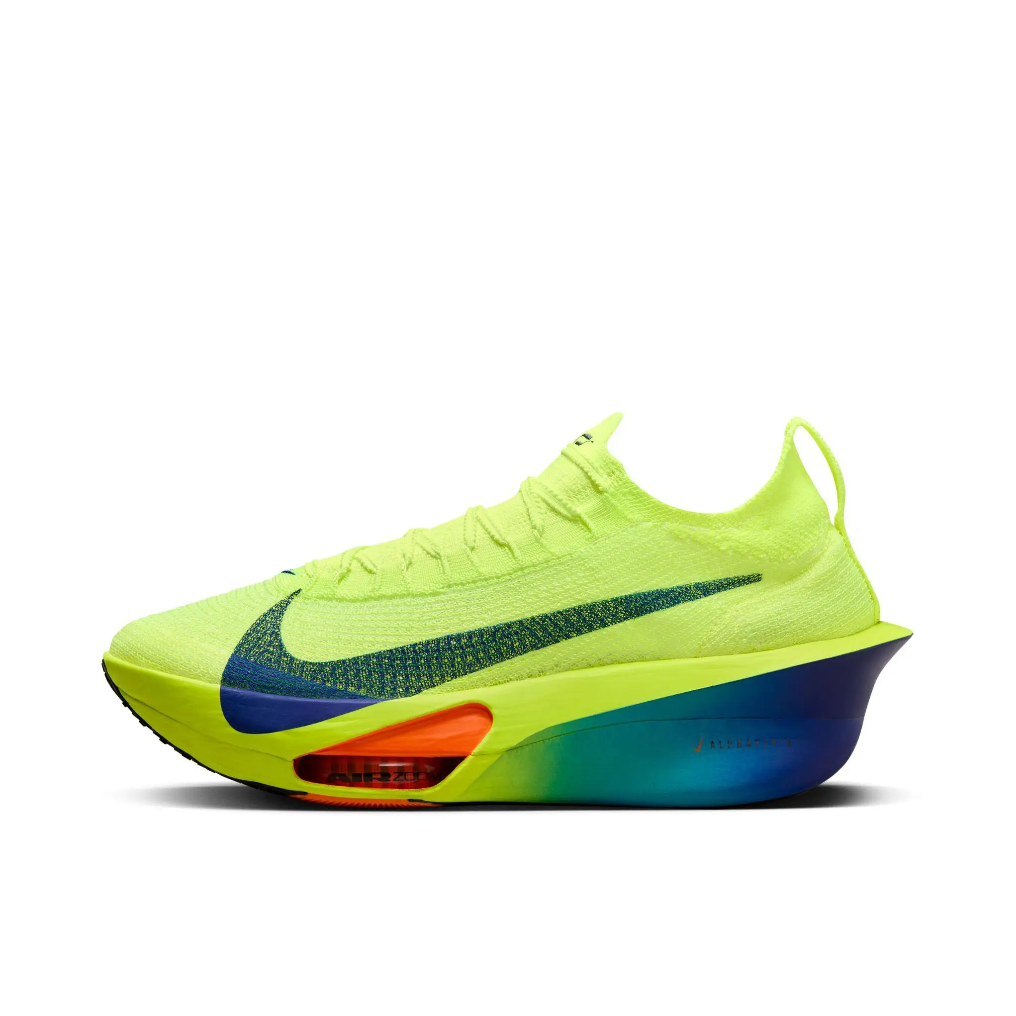 Женские и мужские кроссовки Nike Air Zoom Alphafly 3, зеленовато-желтые карбоновые кроссовки с воздушной амортизацией и отскоком для марафона FD8311-700
Женские и мужские кроссовки Nike Air Zoom Alphafly 3, зеленовато-желтые карбоновые кроссовки с воздушной амортизацией и отскоком для марафона FD8311-700