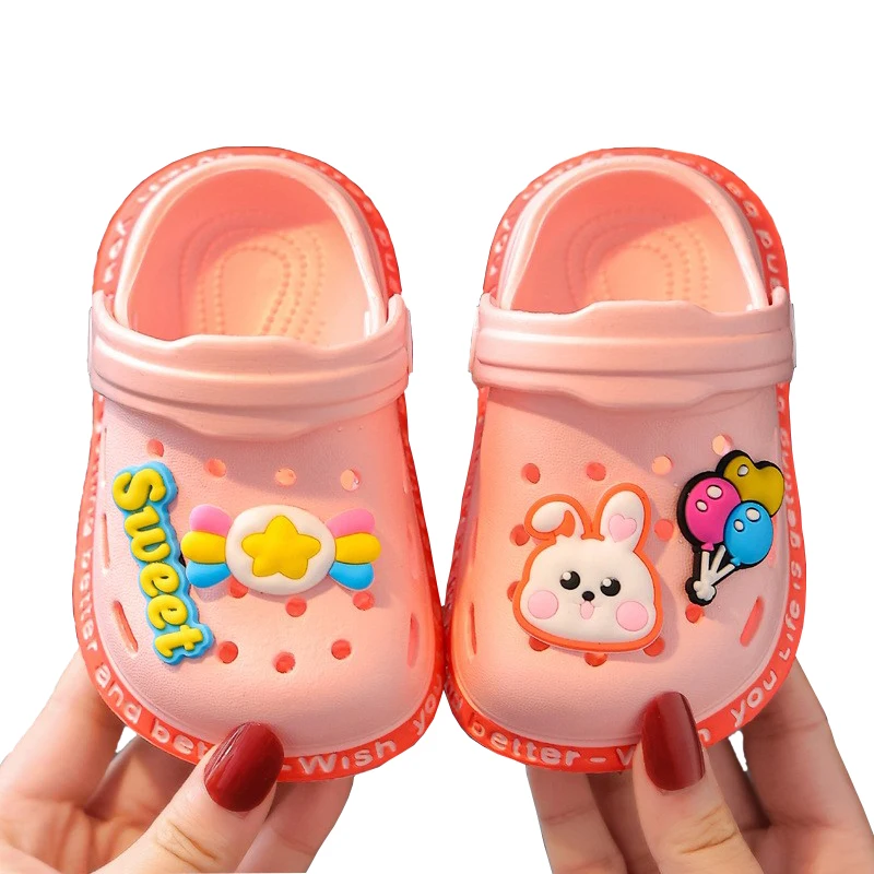 Cute Cartoon Sandals Summer Boys Girls Baby Baotou Sandal Infantil Soft Plastic Garden Antiskid Shoes Kid Casual Bathe Slippers
Cute Cartoon Sandals Summer Boys Girls Baby Baotou Sandal Infantil Soft Plastic Garden Antiskid Shoes Kid Casual Bathe Slippers