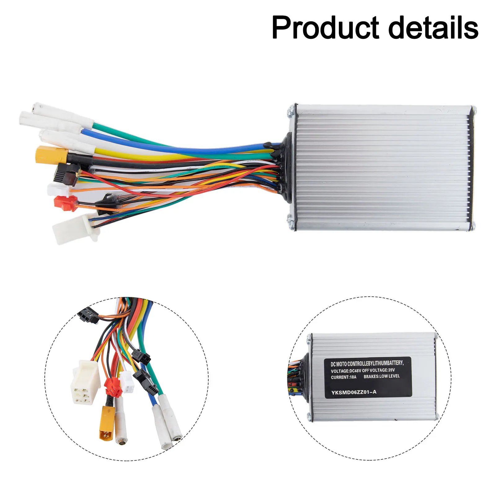10 Wire Controller Pack Size 20*10*6cm Electric Scooter Controller Easy To Replace Long-term Use Metal Housing
10 Wire Controller Pack Size 20*10*6cm Electric Scooter Controller Easy To Replace Long-term Use Metal Housing