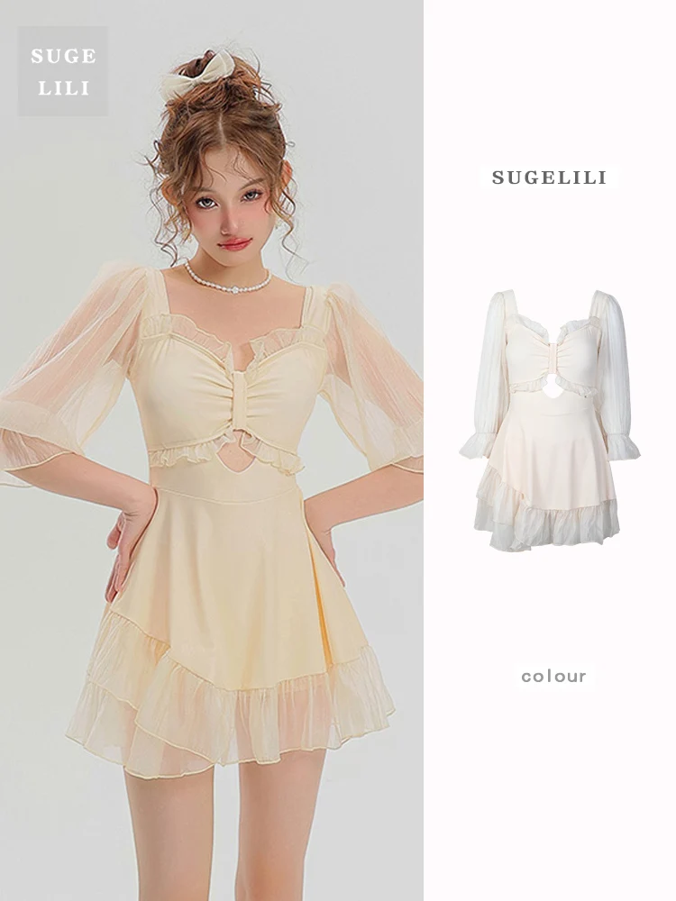 Женский купальник Ele Long Sve для термальных источников, скрывающий недостатки фигуры, с эффектом похудения, в стиле фейри-слэйм
Женский купальник Ele Long Sve для термальных источников, скрывающий недостатки фигуры, с эффектом похудения, в стиле фейри-слэйм