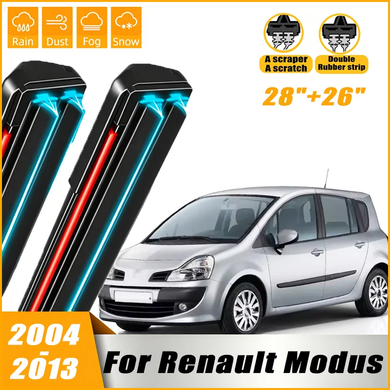 2Pcs Front Windshield Windscreen Wiper Blades For Renault Modus Grand Modus 2004 - 2013 2005 ,Car Window Rain Brushes 28"+26"
2Pcs Front Windshield Windscreen Wiper Blades For Renault Modus Grand Modus 2004 - 2013 2005 ,Car Window Rain Brushes 28"+26"