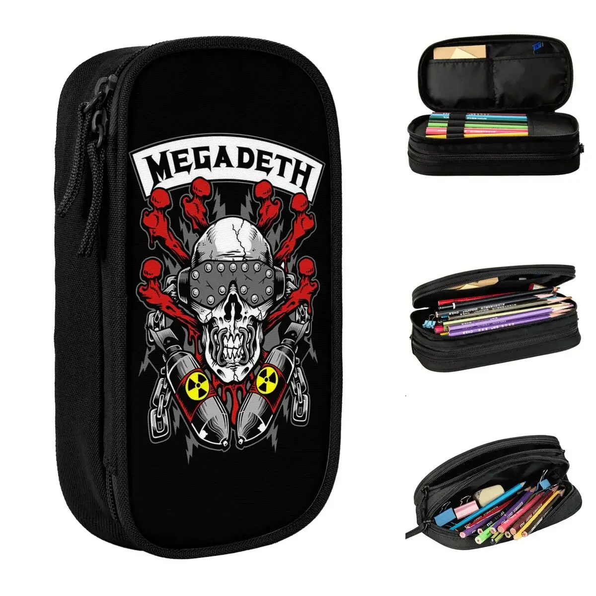 Megadeths Pencil Cases Music Pencil Pouch Pen Holder for Student Big Capacity Bag School Supplies Cosmetic Stationery
Megadeths Pencil Cases Music Pencil Pouch Pen Holder for Student Big Capacity Bag School Supplies Cosmetic Stationery