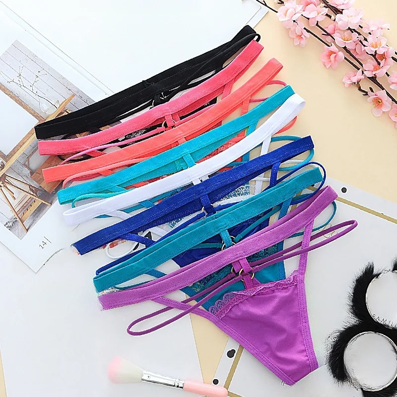 Женские трусики с низкой посадкой, кружевные сексуальные трусики для женщин, однотонные стринги с перекрестными ремешками, нижнее белье, трусы, женское нижнее белье
Женские трусики с низкой посадкой, кружевные сексуальные трусики для женщин, однотонные стринги с перекрестными ремешками, нижнее белье, трусы, женское нижнее белье