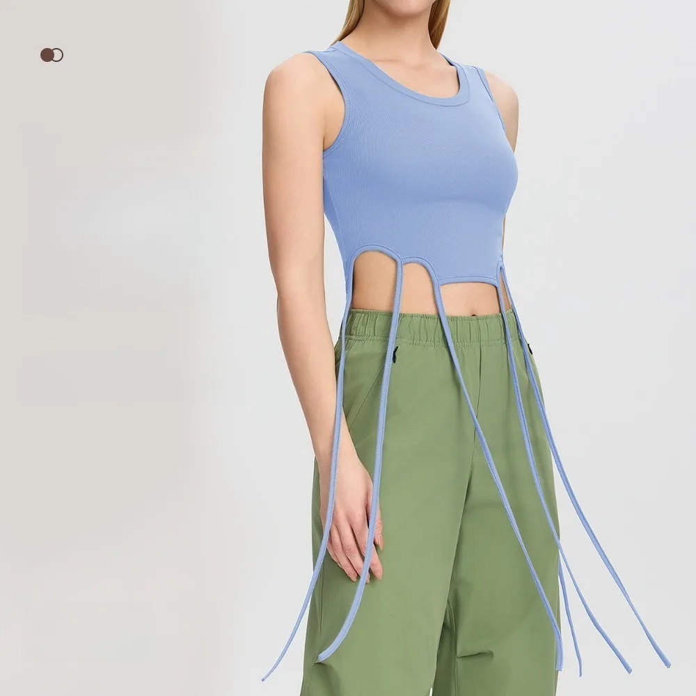 Women Sweet Cool Sports Tank Tops Crop Top Cut Out Waist Quick Dry Breathable Yoga Fitness Casual Cover Ups
Women Sweet Cool Sports Tank Tops Crop Top Cut Out Waist Quick Dry Breathable Yoga Fitness Casual Cover Ups