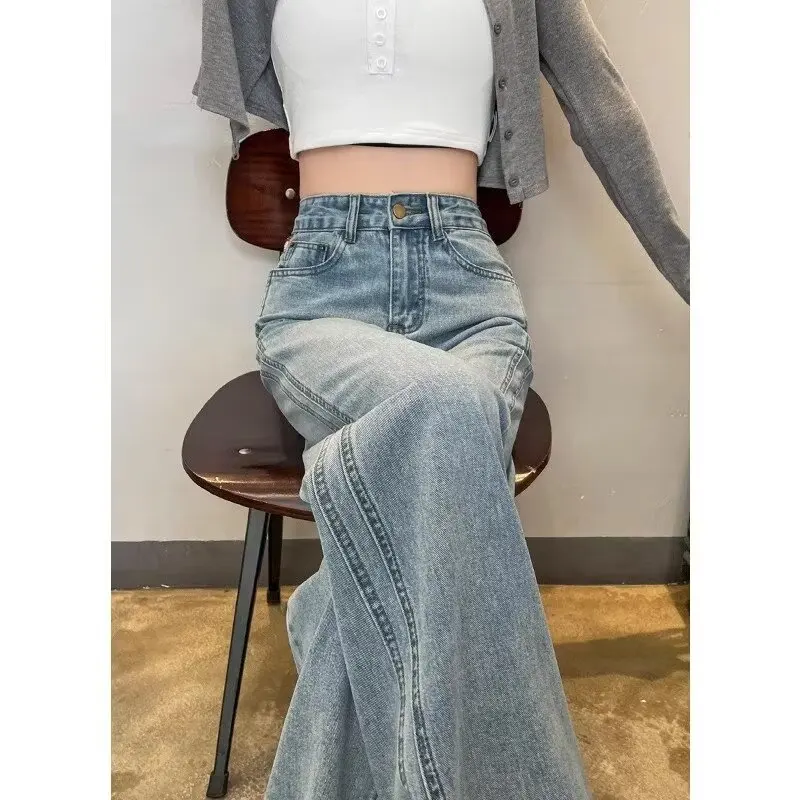 High Waist Straight Leg Jeans Women's Thin Slim Loose Floor Length Drapey Light Blue Narrow Version Patchwork Wide Leg Pants ...
High Waist Straight Leg Jeans Women's Thin Slim Loose Floor Length Drapey Light Blue Narrow Version Patchwork Wide Leg Pants ...