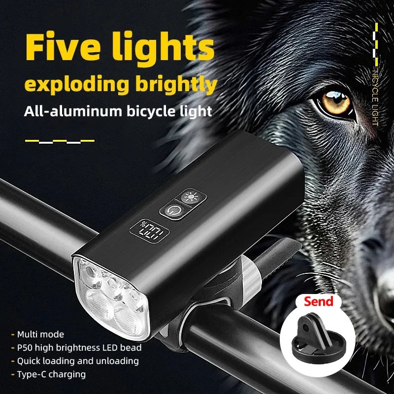 Велосипедная фара с высоким люменом, велосипедный фонарь из алюминиевого сплава, оборудование для наружного освещения для велоспорта, велосипедный фонарь
Велосипедная фара с высоким люменом, велосипедный фонарь из алюминиевого сплава, оборудование для наружного освещения для велоспорта, велосипедный фонарь