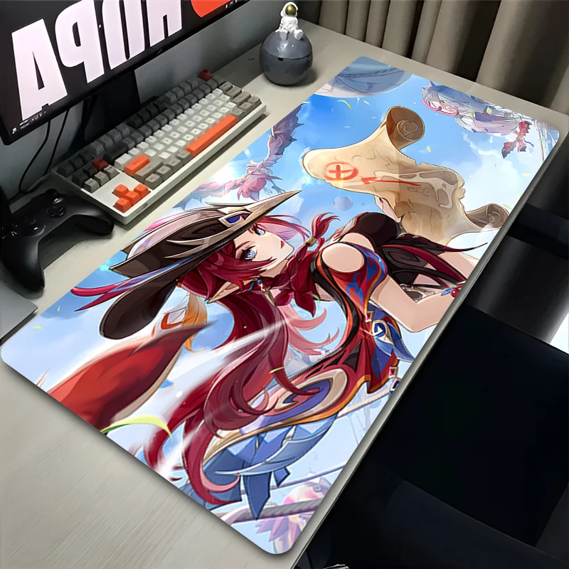 Genshin Impact Chasca Mouse pad size desk mat overlock Desktop keyboard desk mat gaming mouse pad Computer accessories Mousepad
Genshin Impact Chasca Mouse pad size desk mat overlock Desktop keyboard desk mat gaming mouse pad Computer accessories Mousepad