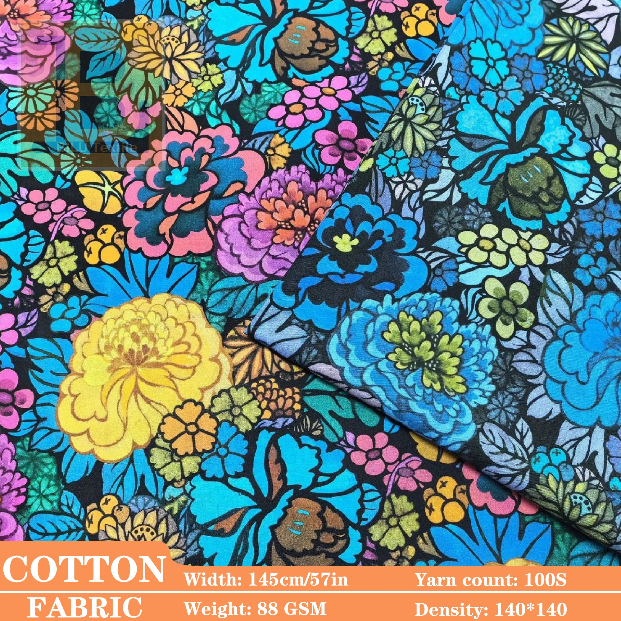 100s Like Свобода Стиль Цветочная хлопчатобумажная ткань, мягкий приятный для кожи длиннофиолетовый хлопок для платьев, рубашек, дизайнерская ткань для шитья своими руками 
100s Like Свобода Стиль Цветочная хлопчатобумажная ткань, мягкий приятный для кожи длиннофиолетовый хлопок для платьев, рубашек, дизайнерская ткань для шитья своими руками