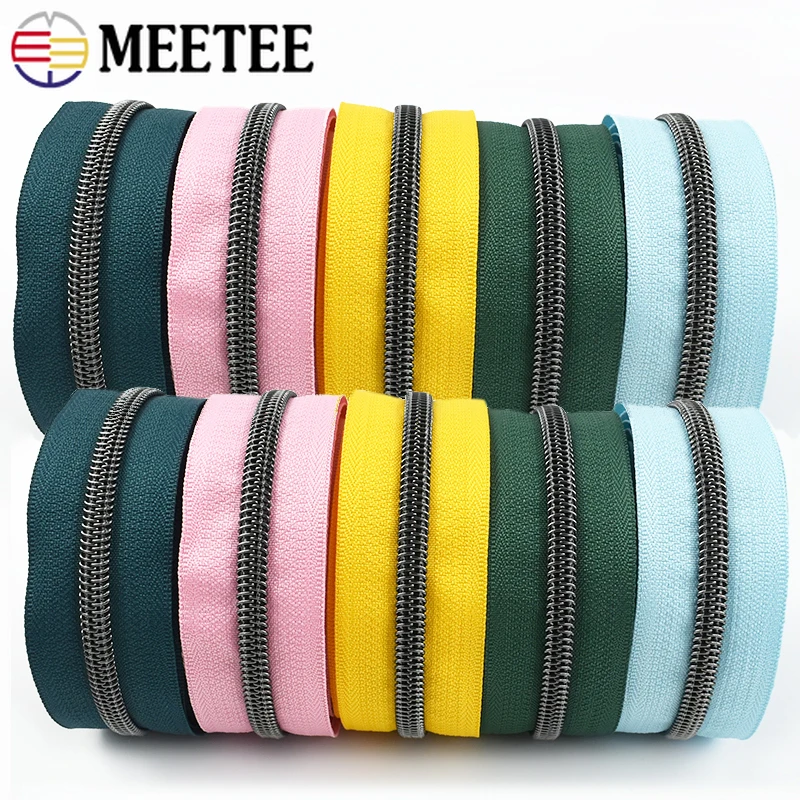 1-10Meters Meetee 5# Plastic Coil Zippers for Sewing Bags Clothing Ziper Repair Kit Coat Zipper Tapes Luggage Zips Accessories
1-10Meters Meetee 5# Plastic Coil Zippers for Sewing Bags Clothing Ziper Repair Kit Coat Zipper Tapes Luggage Zips Accessories