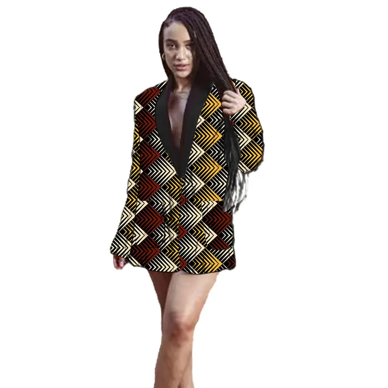 Original Design Female African Long Blazers With Shawl Collar Women's Suit Jacket Tailor Made Festival Coat
Original Design Female African Long Blazers With Shawl Collar Women's Suit Jacket Tailor Made Festival Coat