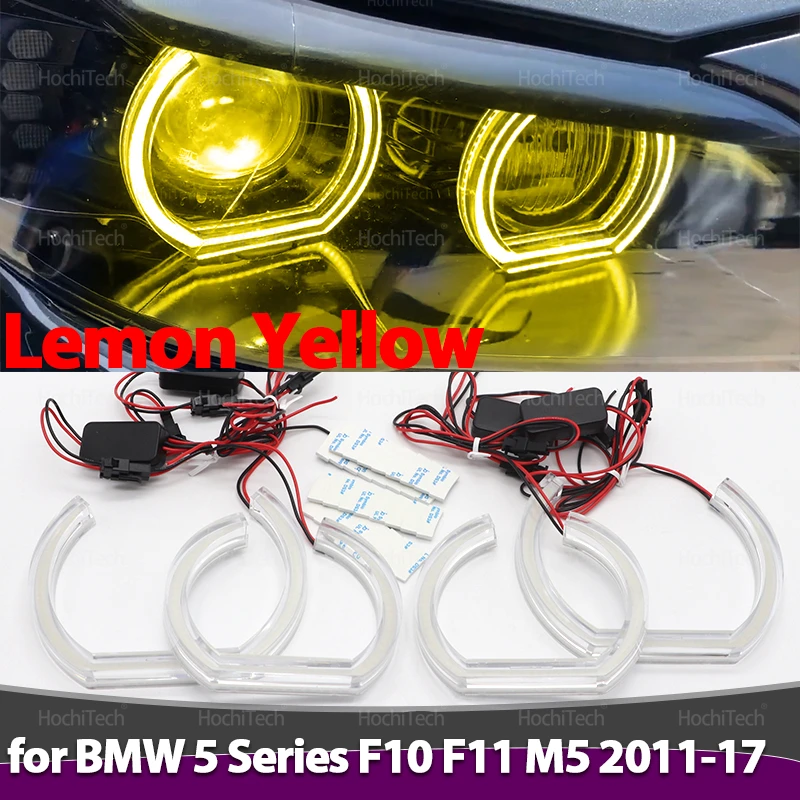 Ultra Bright CS CSL Style Lemon Yellow Color LED Angel Eyes Kit Rings DRL for BMW 5 Series F10 F11 M5 2010-2017
Ultra Bright CS CSL Style Lemon Yellow Color LED Angel Eyes Kit Rings DRL for BMW 5 Series F10 F11 M5 2010-2017