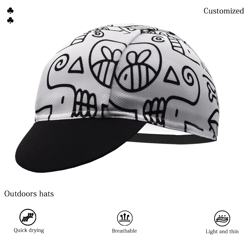 Outdoor Breathable Bike Hats Hygroscopic Cycling Caps Sporty Bicycle Cap Customized
Outdoor Breathable Bike Hats Hygroscopic Cycling Caps Sporty Bicycle Cap Customized