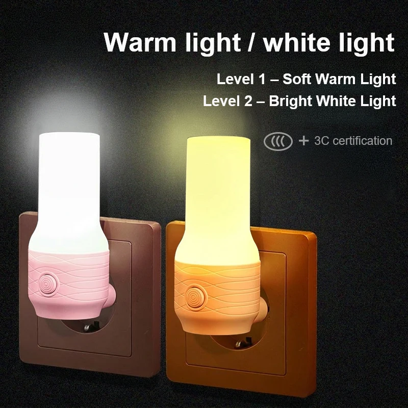 2 Color Temperature Switchable Plug in Night Light Warm & Cool White LED Energy Saving Night Lamp for Bedroom Corridor
2 Color Temperature Switchable Plug in Night Light Warm & Cool White LED Energy Saving Night Lamp for Bedroom Corridor