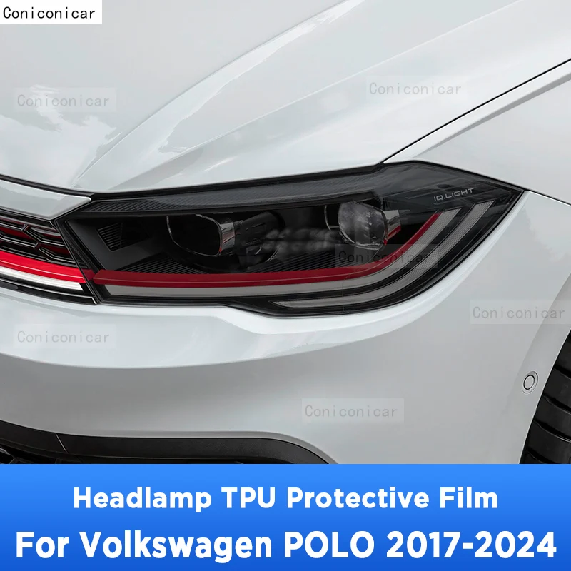 For Volkswagen POLO 2017-2024 Car Exterior Headlight Anti-scratch Front Lamp Tint TPU Protective Film Repair Accessories Sticker
For Volkswagen POLO 2017-2024 Car Exterior Headlight Anti-scratch Front Lamp Tint TPU Protective Film Repair Accessories Sticker