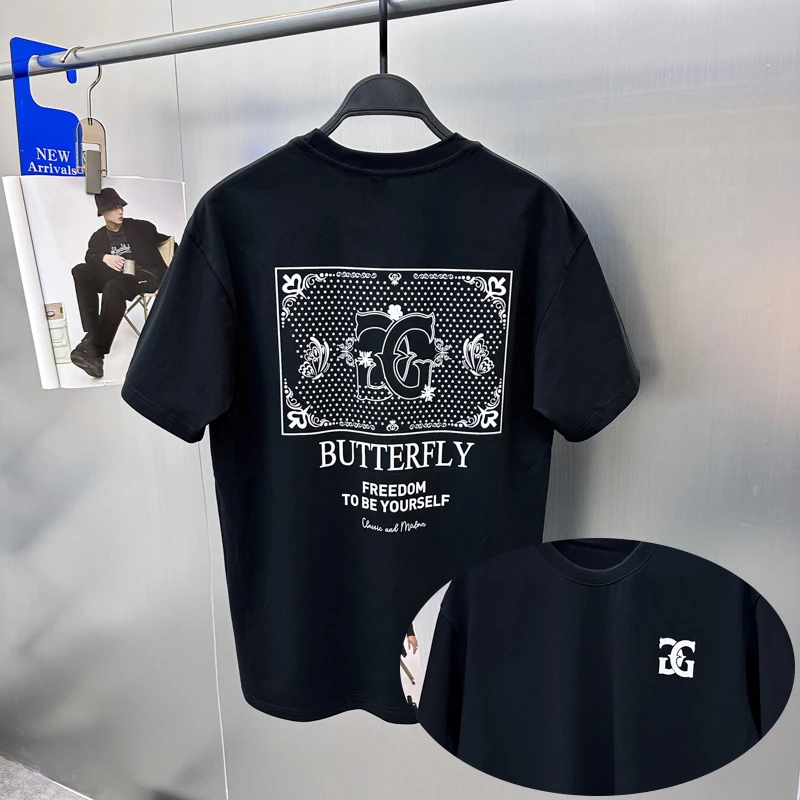 2025 Summer Latest Luxury Brand Y2K Top T-shirt Pure Cotton Flat Print Large Size Short-sleeved Casual Men's and Women's T-shirt
2025 Summer Latest Luxury Brand Y2K Top T-shirt Pure Cotton Flat Print Large Size Short-sleeved Casual Men's and Women's T-shirt