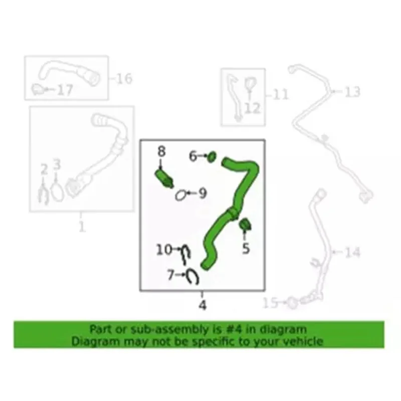 Unusual Automobile Coolant Hose Water Pipe For Porsche Macan 2014 2.0T 95B121109F Porsche Parts
Unusual Automobile Coolant Hose Water Pipe For Porsche Macan 2014 2.0T 95B121109F Porsche Parts