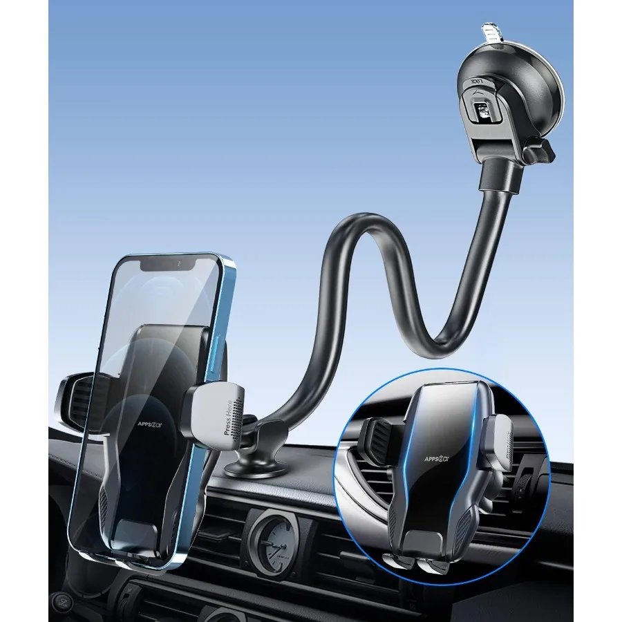 13-держатель для телефона на гибкой стойке для лобового стекла автомобиля, окна приборной панели, вентиляционное крепление для мобильного телефона с прочной присоской и защитой от сотрясений
13-держатель для телефона на гибкой стойке для лобового стекла автомобиля, окна приборной панели, вентиляционное крепление для мобильного телефона с прочной присоской и защитой от сотрясений