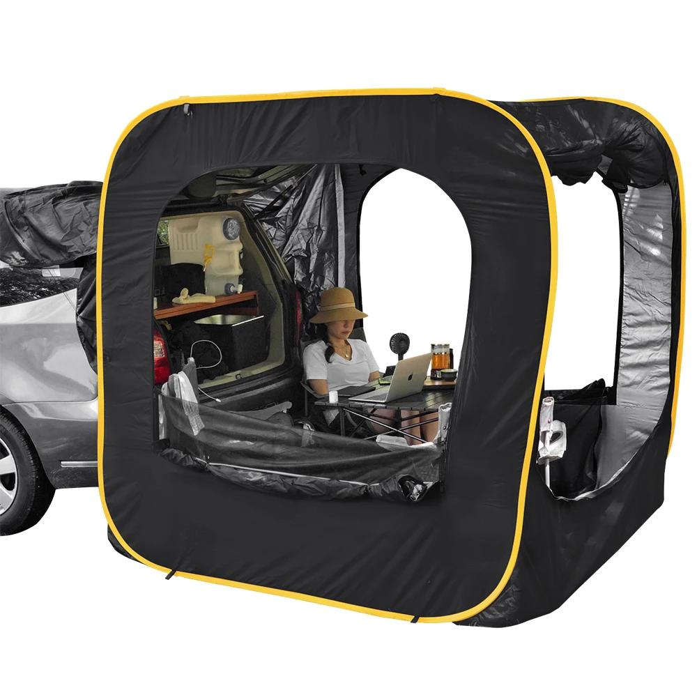 Portable Outdoor Car Rear Rainproof Tent with Steel Frame Multi-Person Square Pergola Canopy Pop-Up Design for Camping
Portable Outdoor Car Rear Rainproof Tent with Steel Frame Multi-Person Square Pergola Canopy Pop-Up Design for Camping