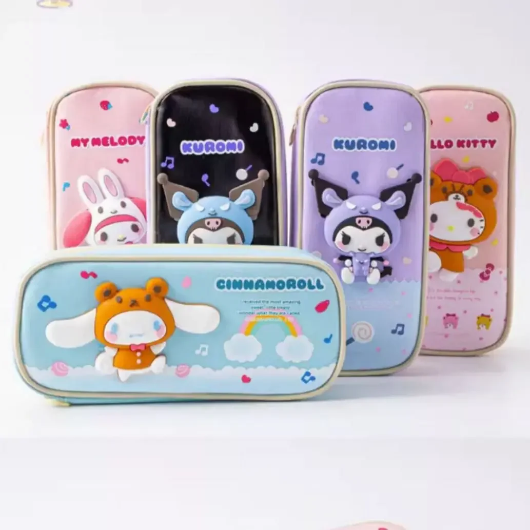 Sanrio Kawaii Hello Kitty Students Pencil Case My Melody Cinnamoroll Anime Cartoon Cute Fashion Exquisite Stationery Storage Box
Sanrio Kawaii Hello Kitty Students Pencil Case My Melody Cinnamoroll Anime Cartoon Cute Fashion Exquisite Stationery Storage Box