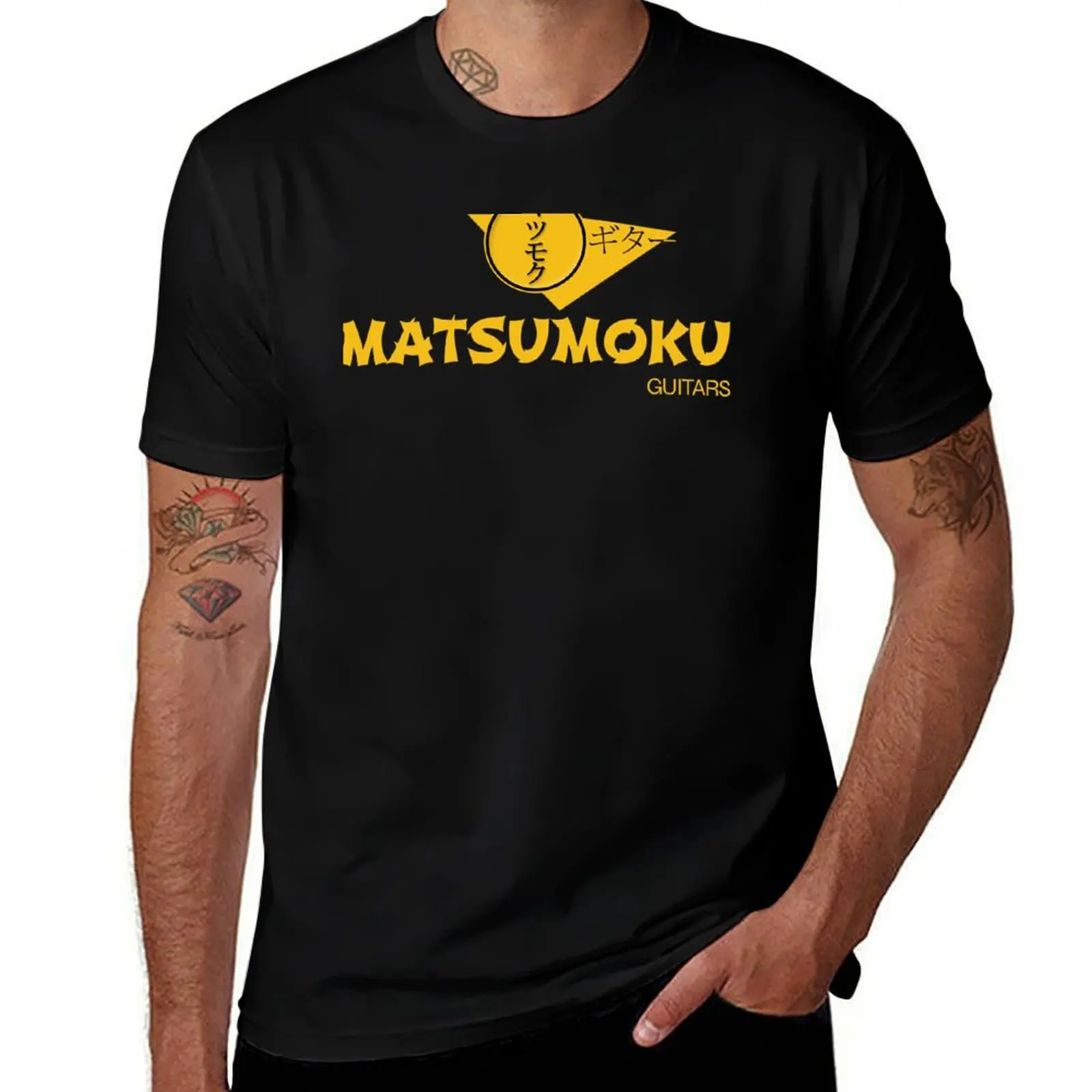 Matsumoku guitars logo for a fans of vintage guitars made in Matsumoku, Japan T-Shirt luxury designer workout shirts for men
Matsumoku guitars logo for a fans of vintage guitars made in Matsumoku, Japan T-Shirt luxury designer workout shirts for men