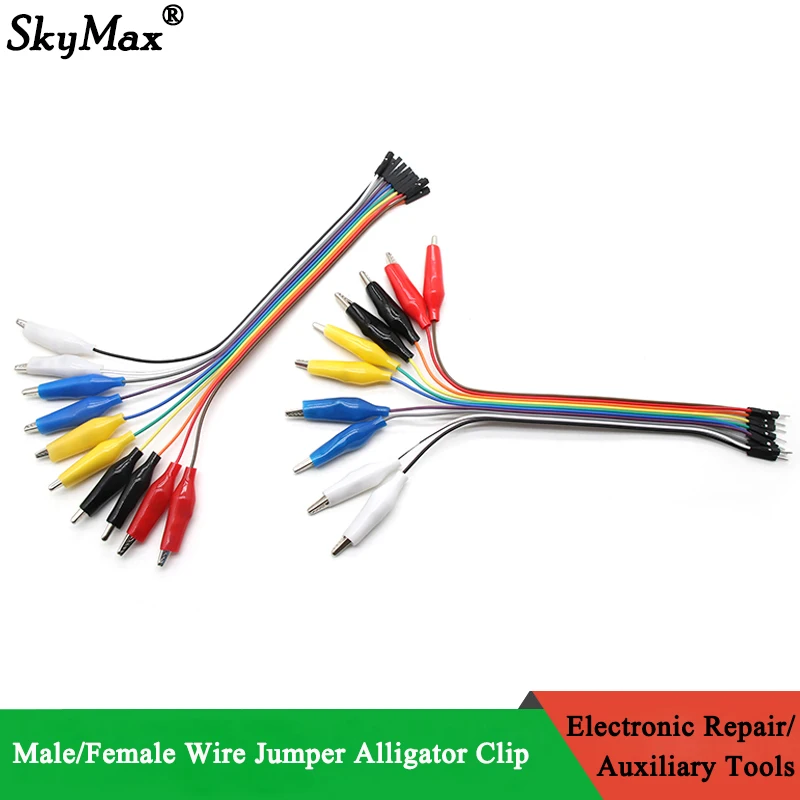 Double Head Alligator Clip Jumper Cable DIY Connection Male and Female 20cm 30cm 10pins Alligator Clips Test Wire Jumpers
Double Head Alligator Clip Jumper Cable DIY Connection Male and Female 20cm 30cm 10pins Alligator Clips Test Wire Jumpers