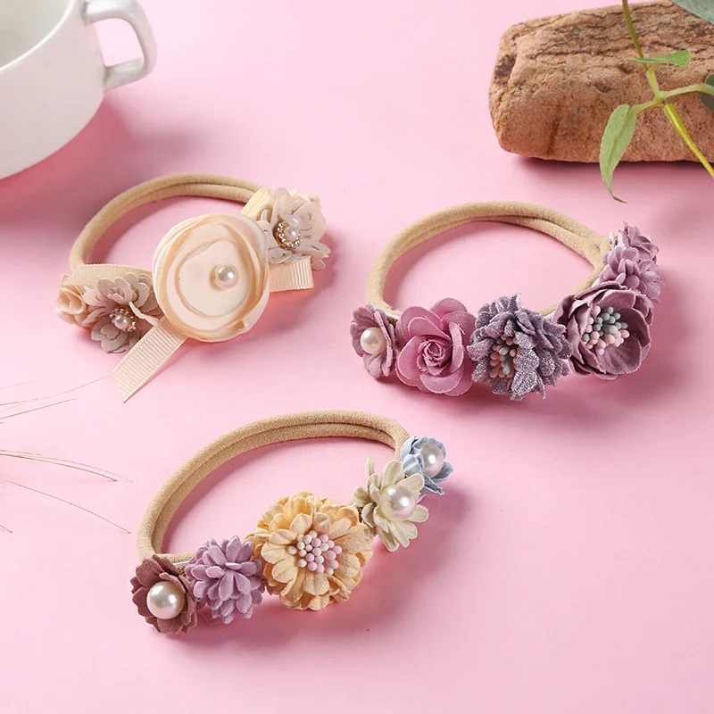 Artificial Flower Baby Headband Girls Nylon Hairband Soft Infant Kids Traceless Hair Accessories Toddler Bangdage Newborn Photo
Artificial Flower Baby Headband Girls Nylon Hairband Soft Infant Kids Traceless Hair Accessories Toddler Bangdage Newborn Photo