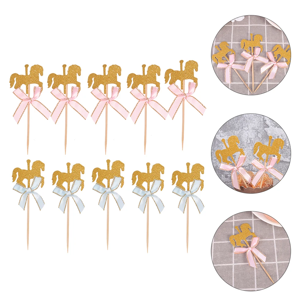 40 Pcs Carousel Card Horse Decorations Cake Topper Birthday Cupcake Props for Party Toppers The
40 Pcs Carousel Card Horse Decorations Cake Topper Birthday Cupcake Props for Party Toppers The